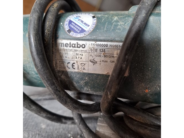 3x elektrisch handgereedschap makita, metabo - afbeelding 2 van  10