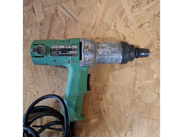 3x elektrisch slagschroevendraaier, hitachi, wh16 en wh14 - afbeelding 2 van  16