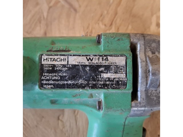 3x elektrisch slagschroevendraaier, hitachi, wh16 en wh14 - afbeelding 8 van  16