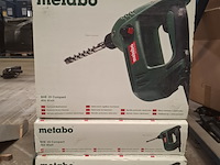 3x elektrische boorhamer metabo, bhe 20 compact - afbeelding 1 van  4