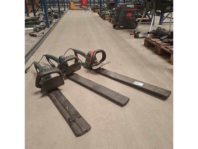 3x elektrische heggenschaar metabo, diverse modellen - afbeelding 1 van  10