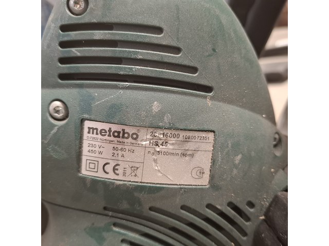 3x elektrische heggenschaar metabo, diverse modellen - afbeelding 3 van  10