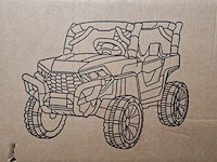 3x elektrische kinderauto jeep - afbeelding 2 van  5