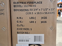 3x elektrische sfeerhaard remii, 102745-xs, zwart, 2018 - afbeelding 3 van  3