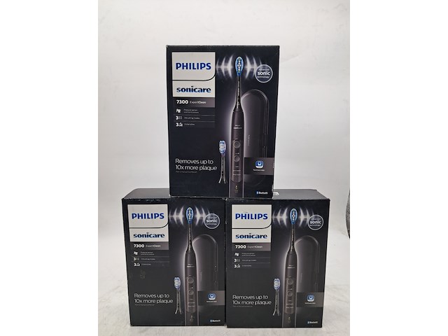 3x elektrische tandenborstel, philips, sonicare 7300 expertclean - afbeelding 1 van  3