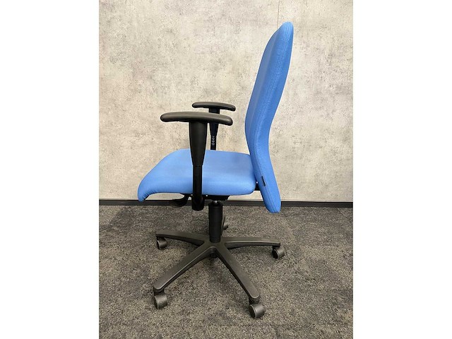 3x euroseats - bureaustoel - blauw - afbeelding 4 van  9