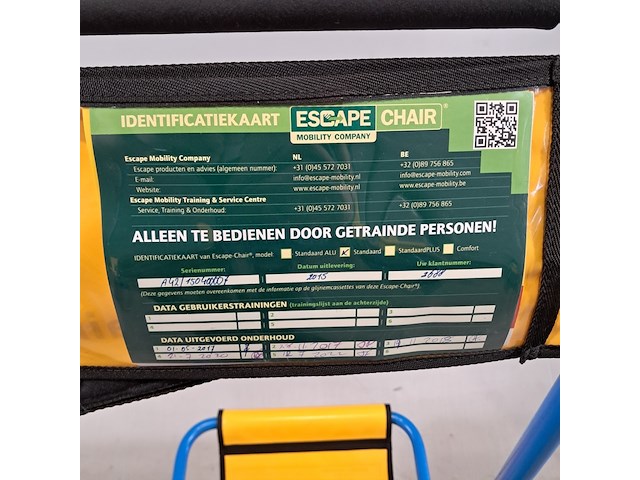 3x evacuatiestoel, evac chair, mk4 - afbeelding 11 van  11