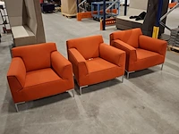 3x fauteuil, designonstock, oranje