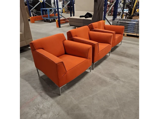 3x fauteuil, designonstock, oranje - afbeelding 3 van  10