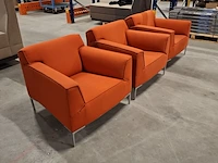 3x fauteuil, designonstock, oranje - afbeelding 3 van  10