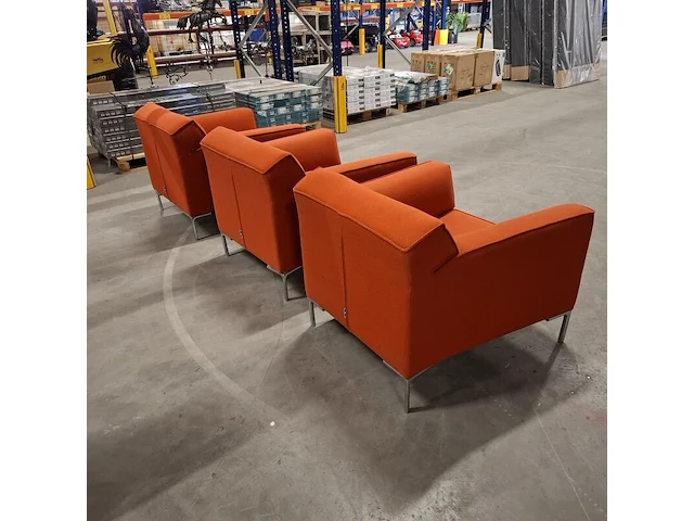 3x fauteuil, designonstock, oranje - afbeelding 4 van  10