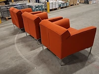 3x fauteuil, designonstock, oranje - afbeelding 4 van  10