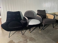 3x fauteuil, dutchbone en zuiver - afbeelding 1 van  2