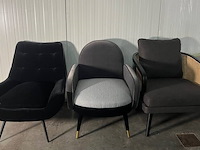 3x fauteuil, dutchbone en zuiver - afbeelding 2 van  2