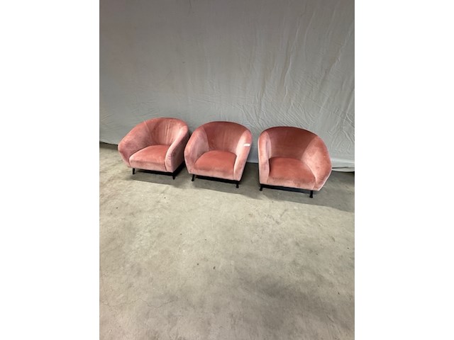 3x fauteuil richmond interiors, roze - afbeelding 1 van  7