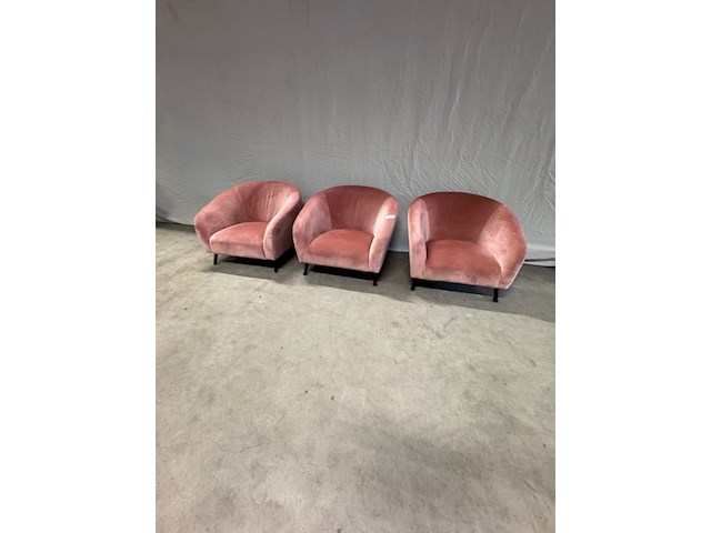 3x fauteuil richmond interiors, roze - afbeelding 2 van  7