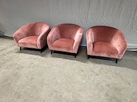 3x fauteuil richmond interiors, roze - afbeelding 2 van  7