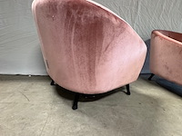 3x fauteuil richmond interiors, roze - afbeelding 4 van  7
