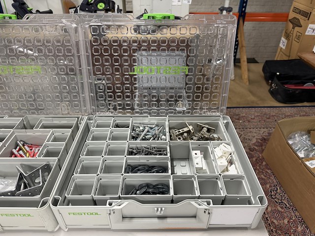 3x festool systainer organizer met inhoud - afbeelding 6 van  12