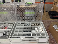 3x festool systainer organizer met inhoud - afbeelding 6 van  12