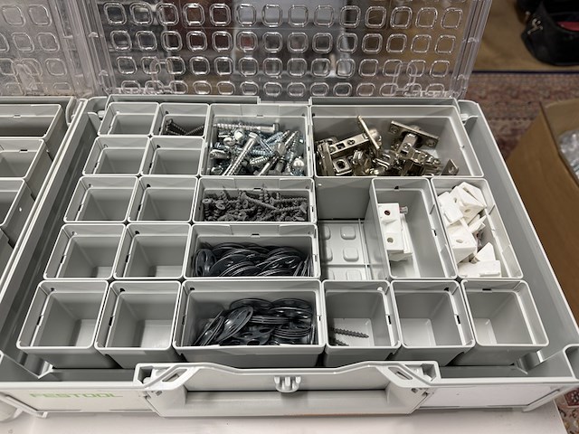 3x festool systainer organizer met inhoud - afbeelding 7 van  12