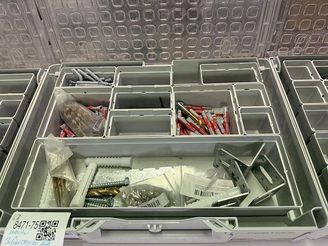 3x festool systainer organizer met inhoud - afbeelding 9 van  12