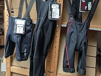 3x fietsbroek met zeem rh+, zwart, mt m