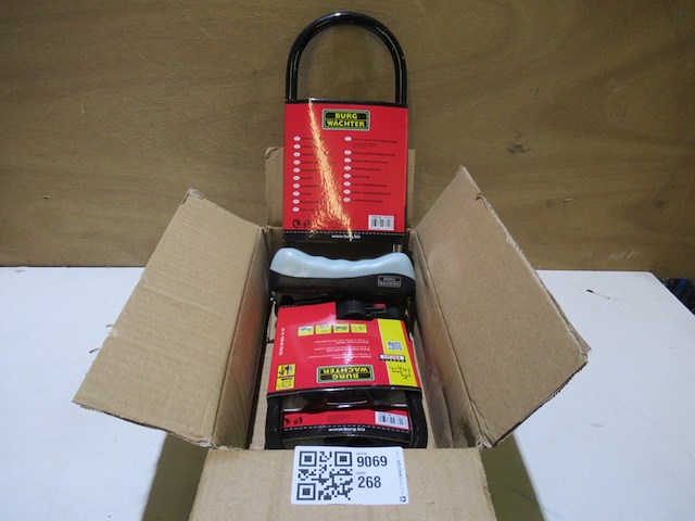 3x fiets/scooter/motor beugelslot. burg wachter, hb 170/255 - afbeelding 1 van  2