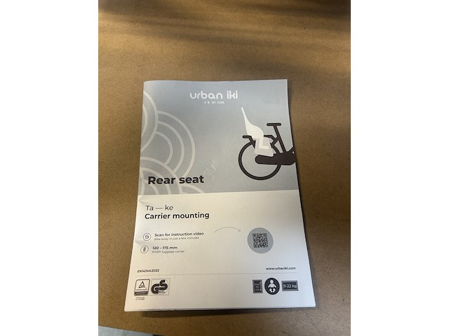 3x fietsstoel, urban iki - afbeelding 4 van  6