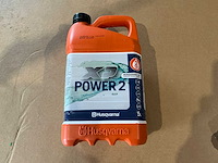 3x flacon á 5 liter husqvarna xp power 2 benzine tweetakt - afbeelding 1 van  2
