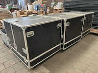 3x flightcase met tafel - afbeelding 1 van  5