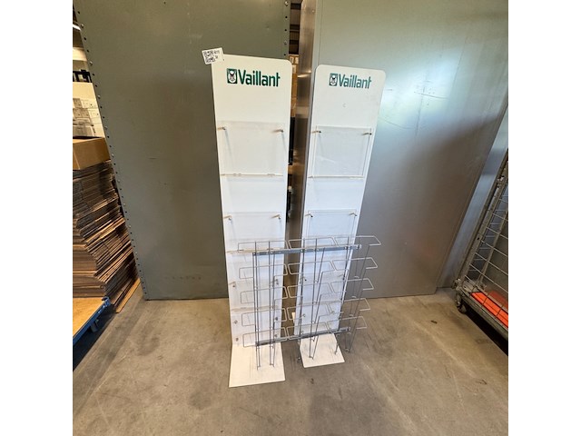 3x folderrek, westiform, wit en grijs - afbeelding 1 van  5