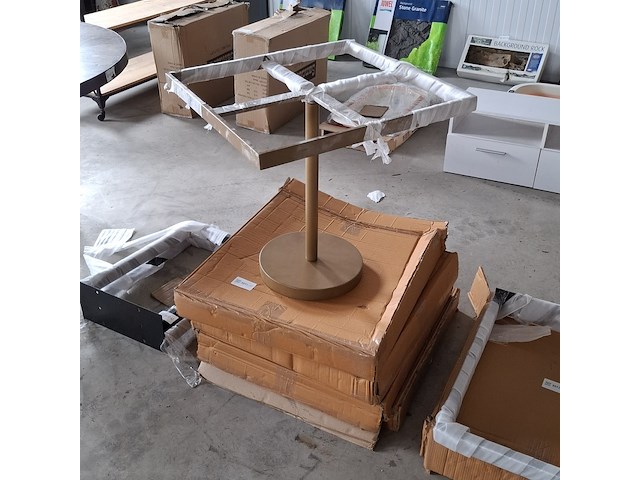 3x frame bijzettafel | goudkleurig, 2026 - afbeelding 2 van  4