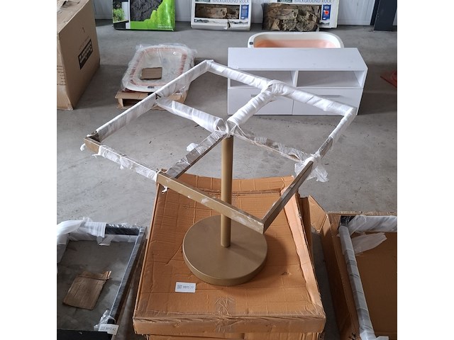 3x frame bijzettafel | goudkleurig, 2026 - afbeelding 4 van  4