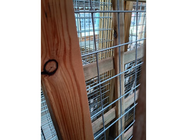 3x gaaselementen met robuuste houten rand - afbeelding 4 van  6