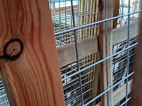 3x gaaselementen met robuuste houten rand - afbeelding 4 van  6