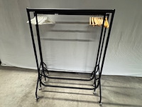 3x garderoberek, zwart, demontabel - afbeelding 1 van  5