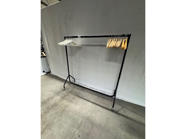 3x garderoberek, zwart, demontabel - afbeelding 2 van  5