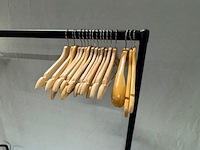 3x garderoberek, zwart, demontabel - afbeelding 3 van  5