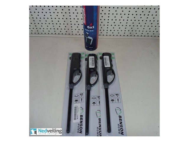 3x gasaansteker incl. 1x gas - afbeelding 3 van  3