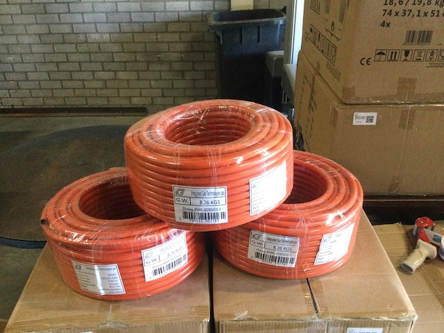 3x gasslangrollen van elk 50 meter gimeg - afbeelding 1 van  2