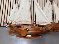 3x gedetailleerd houten scheepsmodel boeier - afbeelding 3 van  8