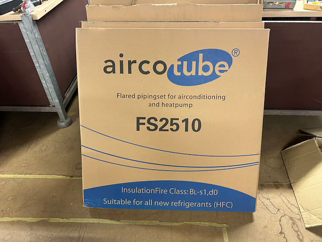 3x geïsoleerde koelleidingset voor airco en warmtepomp aircotube, fs2510 - afbeelding 1 van  3