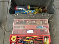 3x gereedschapskoffer met inhoud w.o. handgereedschap - afbeelding 1 van  6