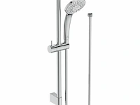 3x glijstangset met handdouche ideal standard, idealrain s1, chroom