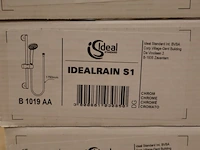 3x glijstangset met handdouche ideal standard, idealrain s1, chroom - afbeelding 2 van  8