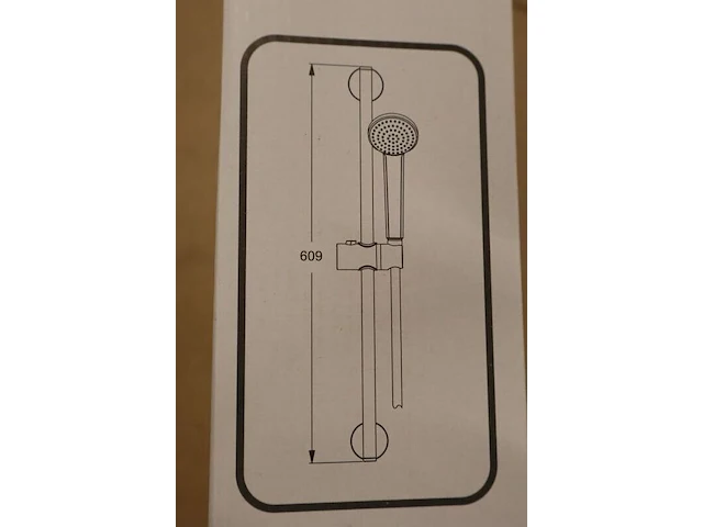 3x glijstangset met handdouche ideal standard, idealrain s1 + s3, chroom - afbeelding 6 van  9