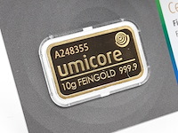 3x goudbaar, 10 gram, umicore - afbeelding 5 van  7