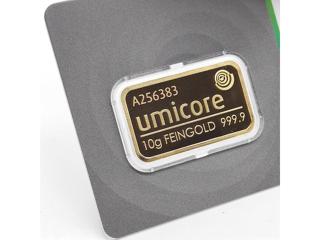 3x goudbaar, 10 gram, umicore - afbeelding 7 van  7
