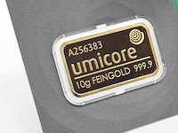 3x goudbaar, 10 gram, umicore - afbeelding 7 van  7